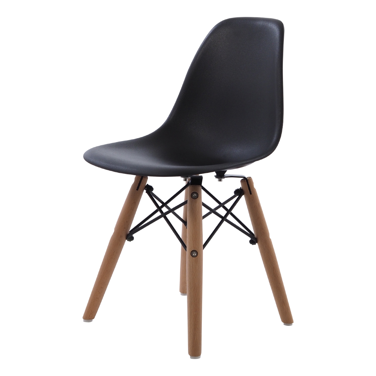 Charles Eames style, Kinderstoel DSW Junior zwart