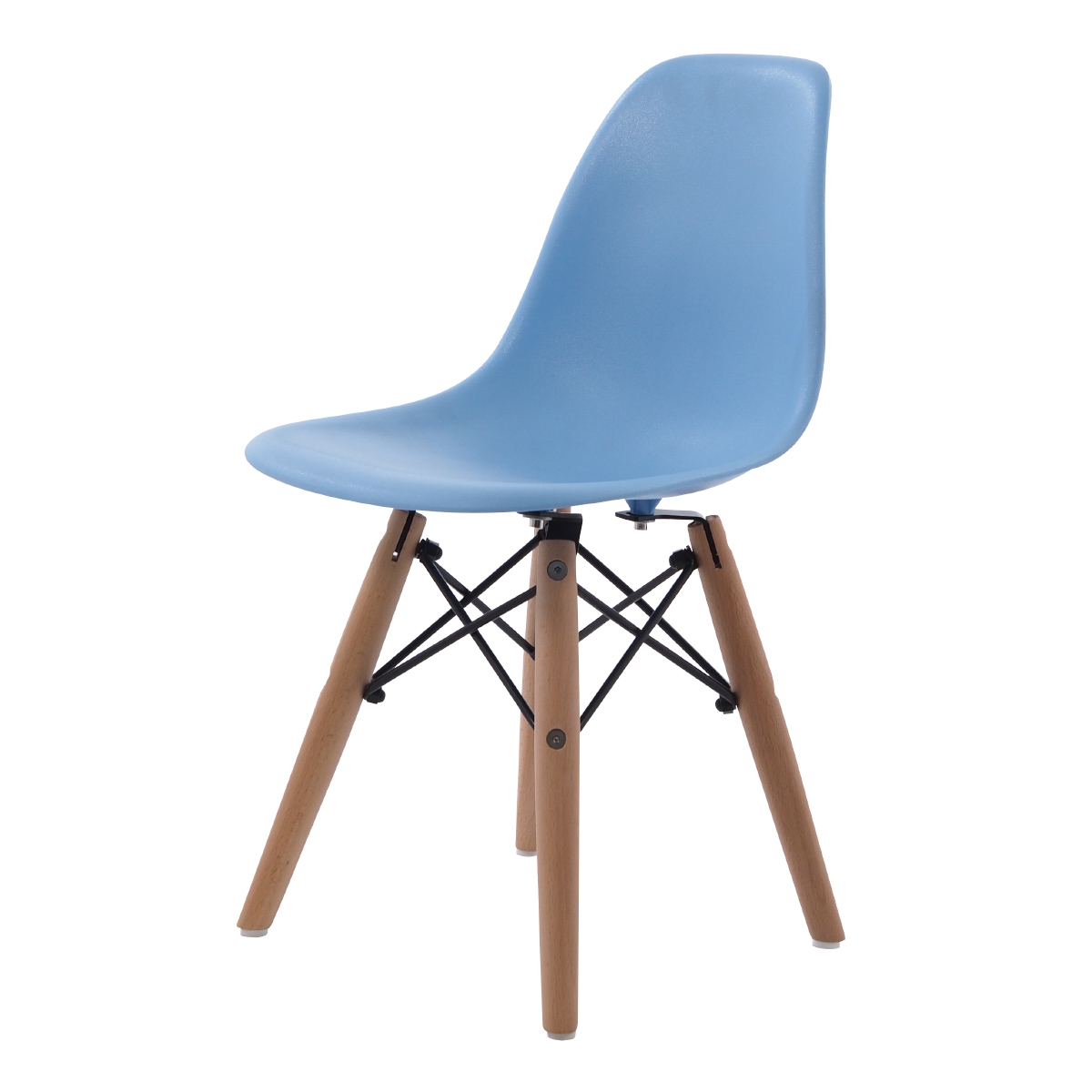 Charles Eames style, Kinderstoel DSW Junior lichtblauw