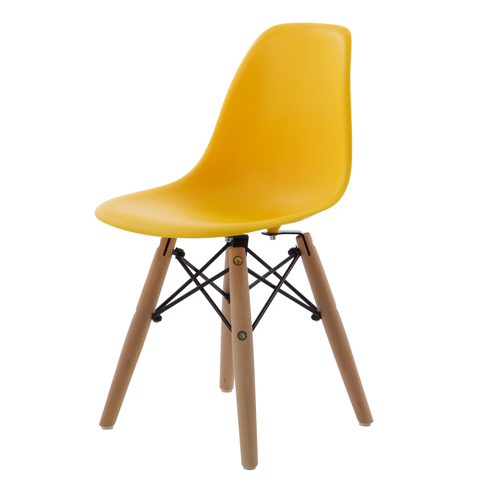 Charles Eames style, Kinderstoel DSW Junior geel
