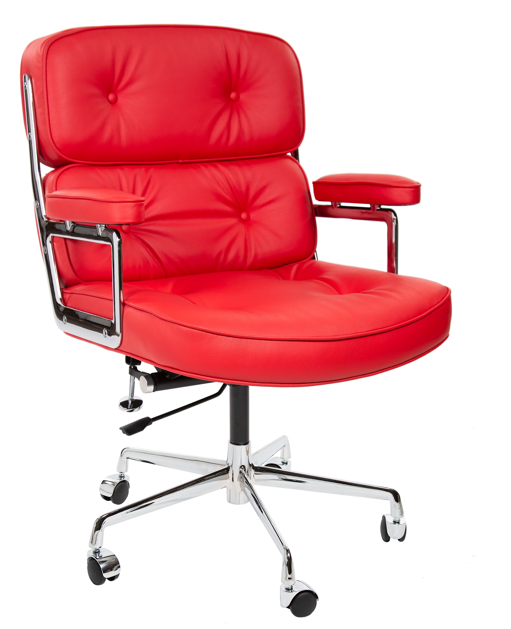 Charles Eames style, Bureaustoel ES104 rood